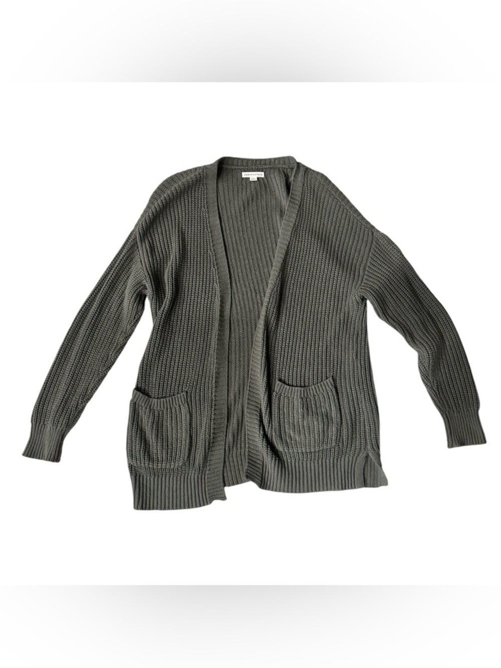 Aeropostale Olive Cardigan